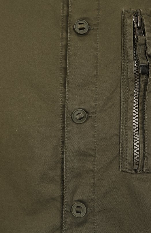 Хлопковая рубашка Parajumpers PMSITW01 Хаки  PMSITW01 Фото 6