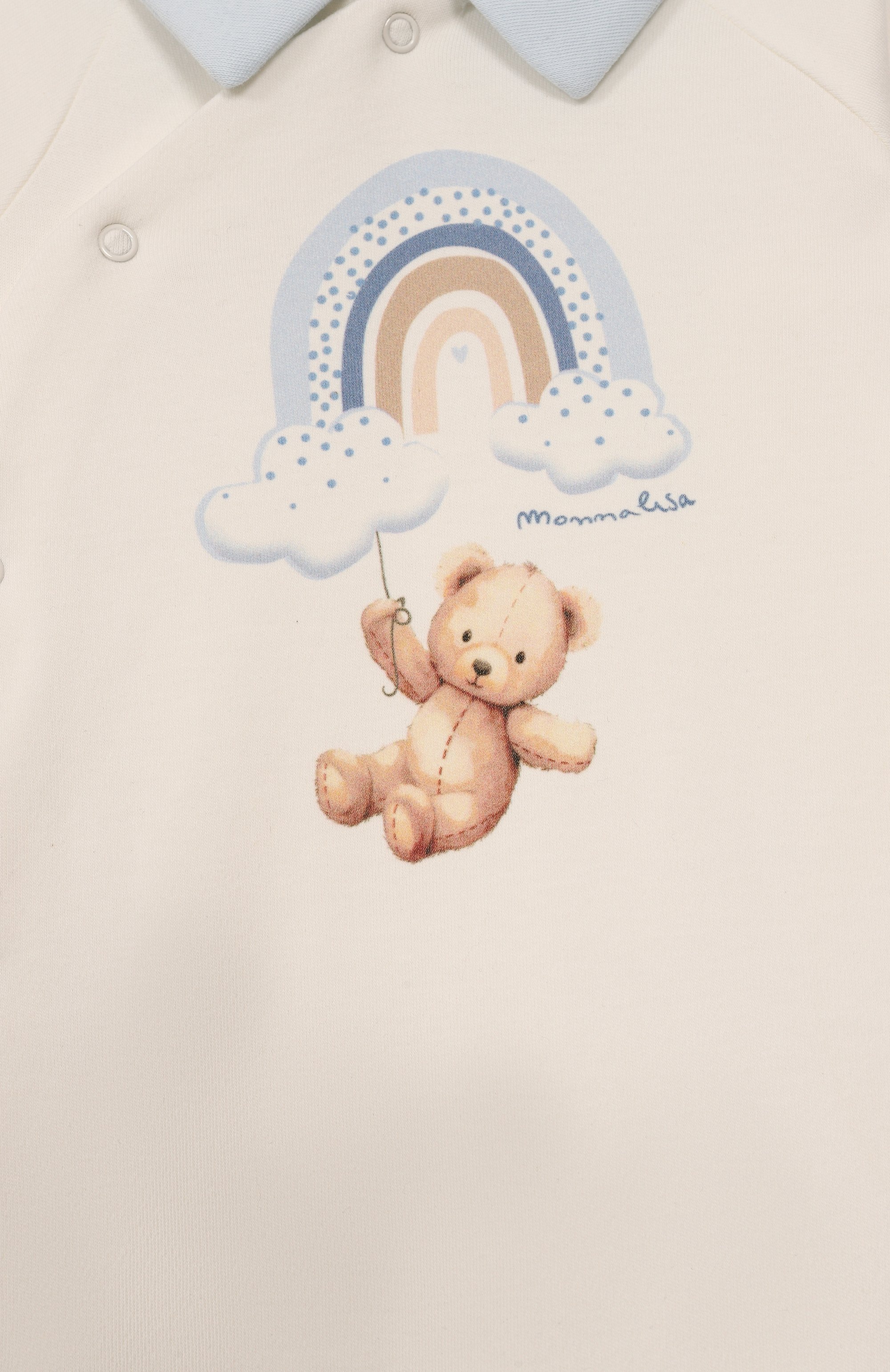 Хлопковый комбинезон MONNALISA, арт. 22F201, фото 3