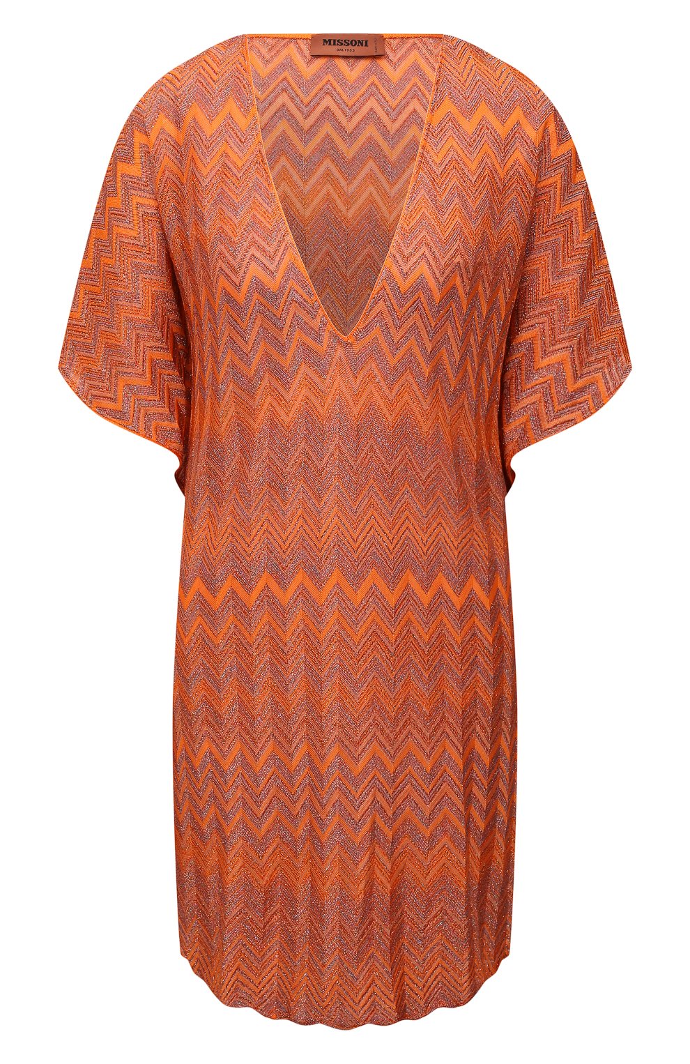 Туника MISSONI оранжевого цвета по цене 59950 руб., арт. MMQ00264/BR00FU, фото 1 Туника MISSONI, арт. MMQ00264/BR00FU, фото 1