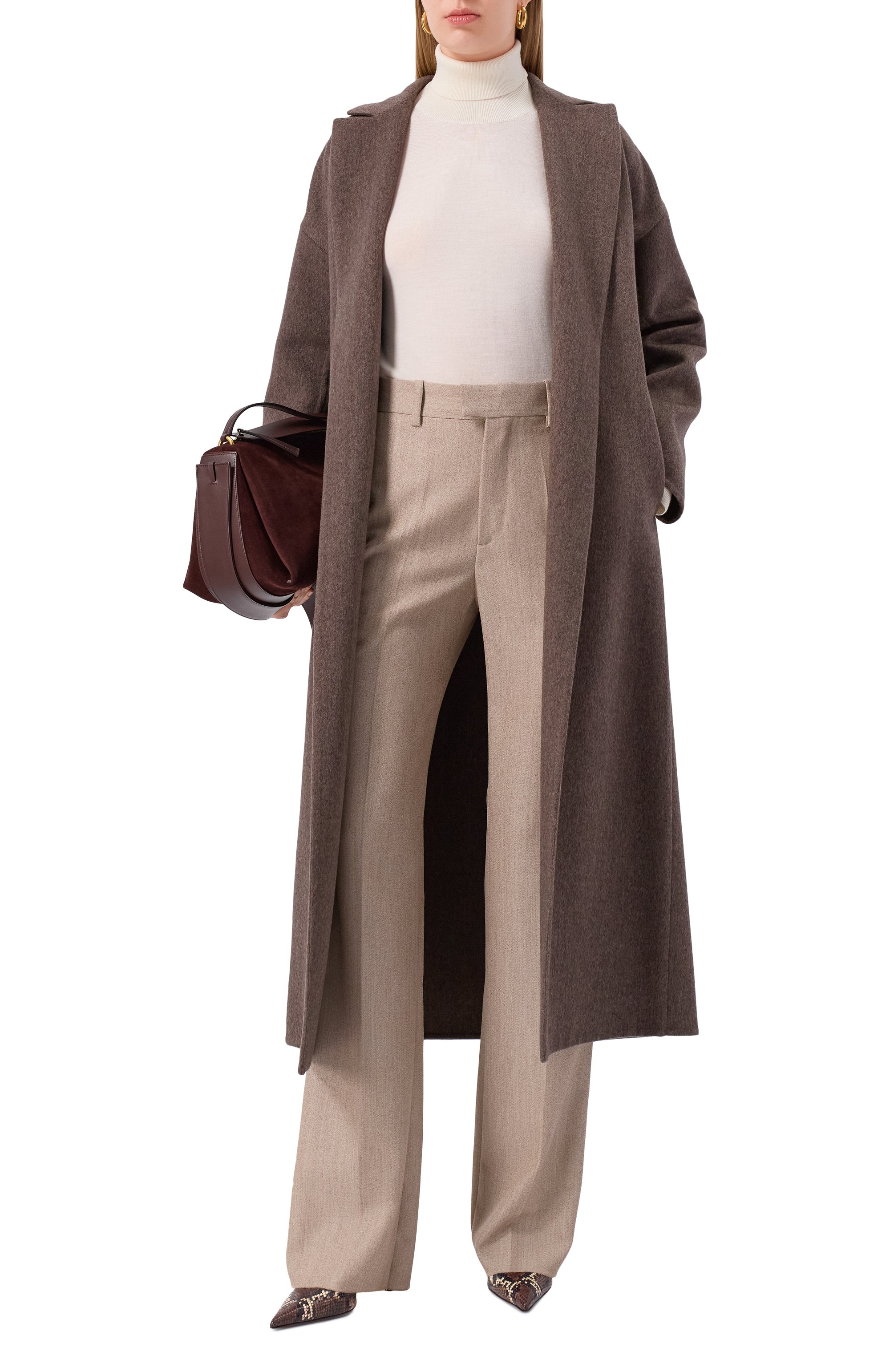 Кашемировое пальто AGNONA, арт. TL1012E/D7036E, фото 2