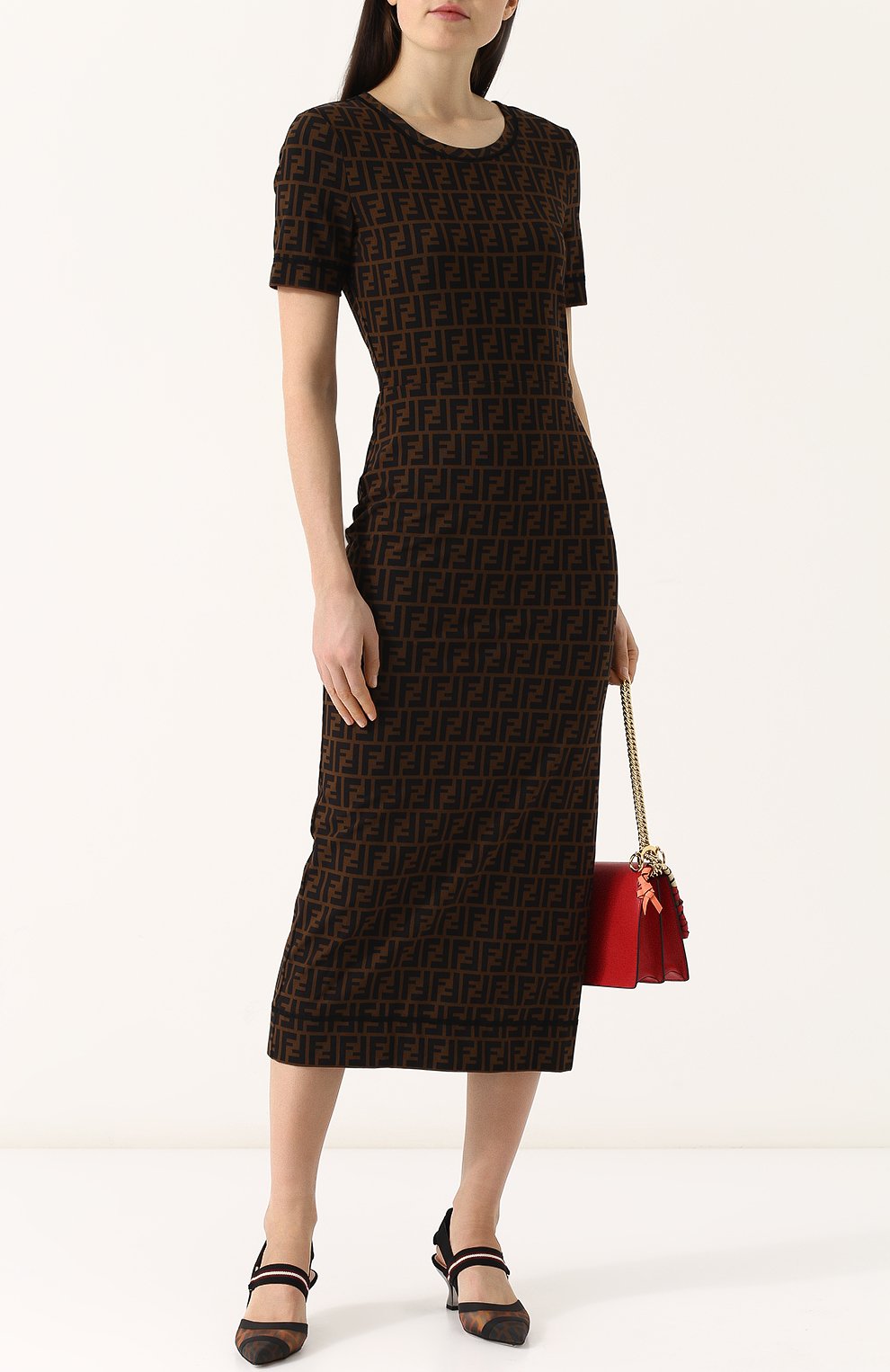 Текстильные туфли FENDI, арт. 8J6716 A2D7, фото 2