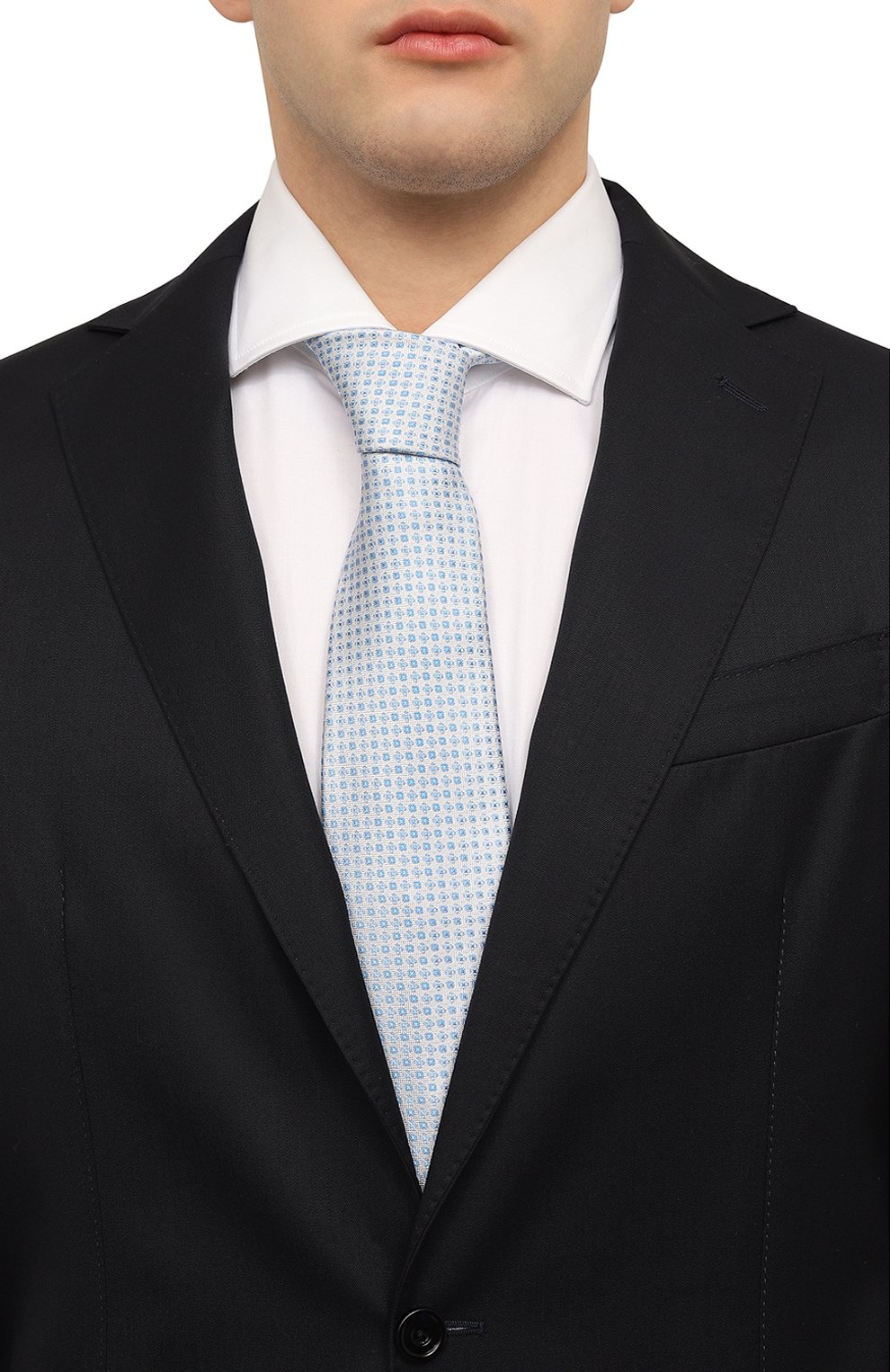 Шелковый галстук KITON, арт. UCRVKLC01I12, фото 2