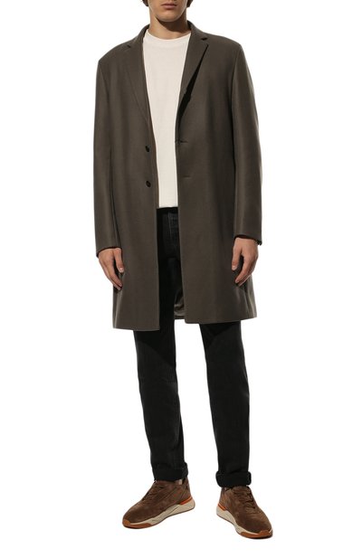 Замшевые кроссовки SANTONI, арт. MBIM21783WG0PRAUS50, фото 2