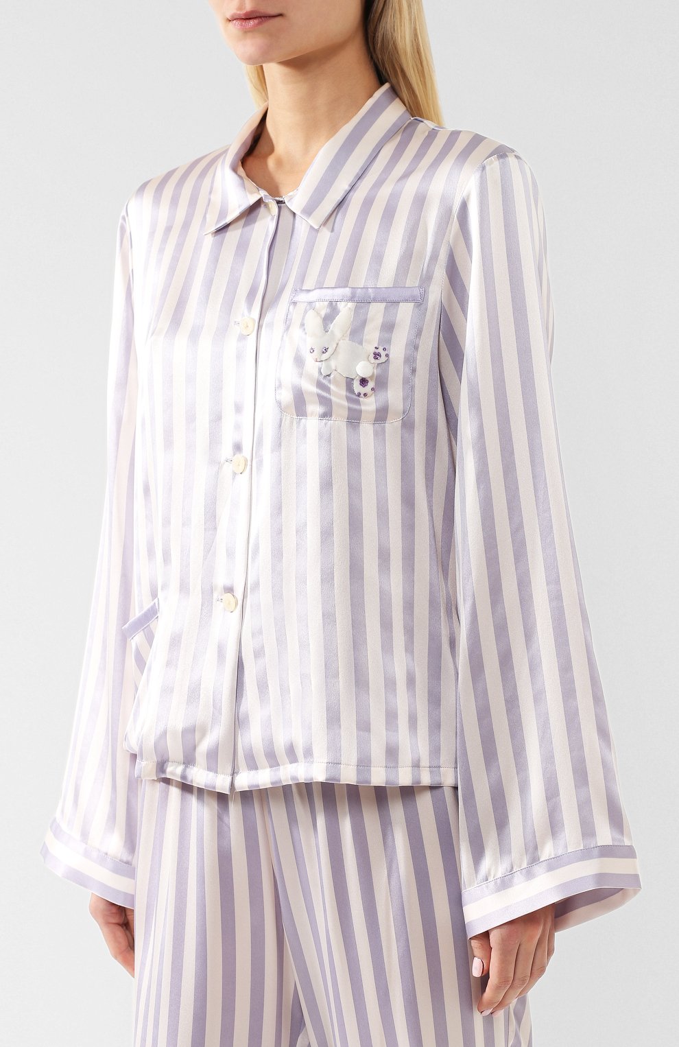 Шелковая блузка MORGAN LANE, арт. 18N38LV LAVENDER, фото 3