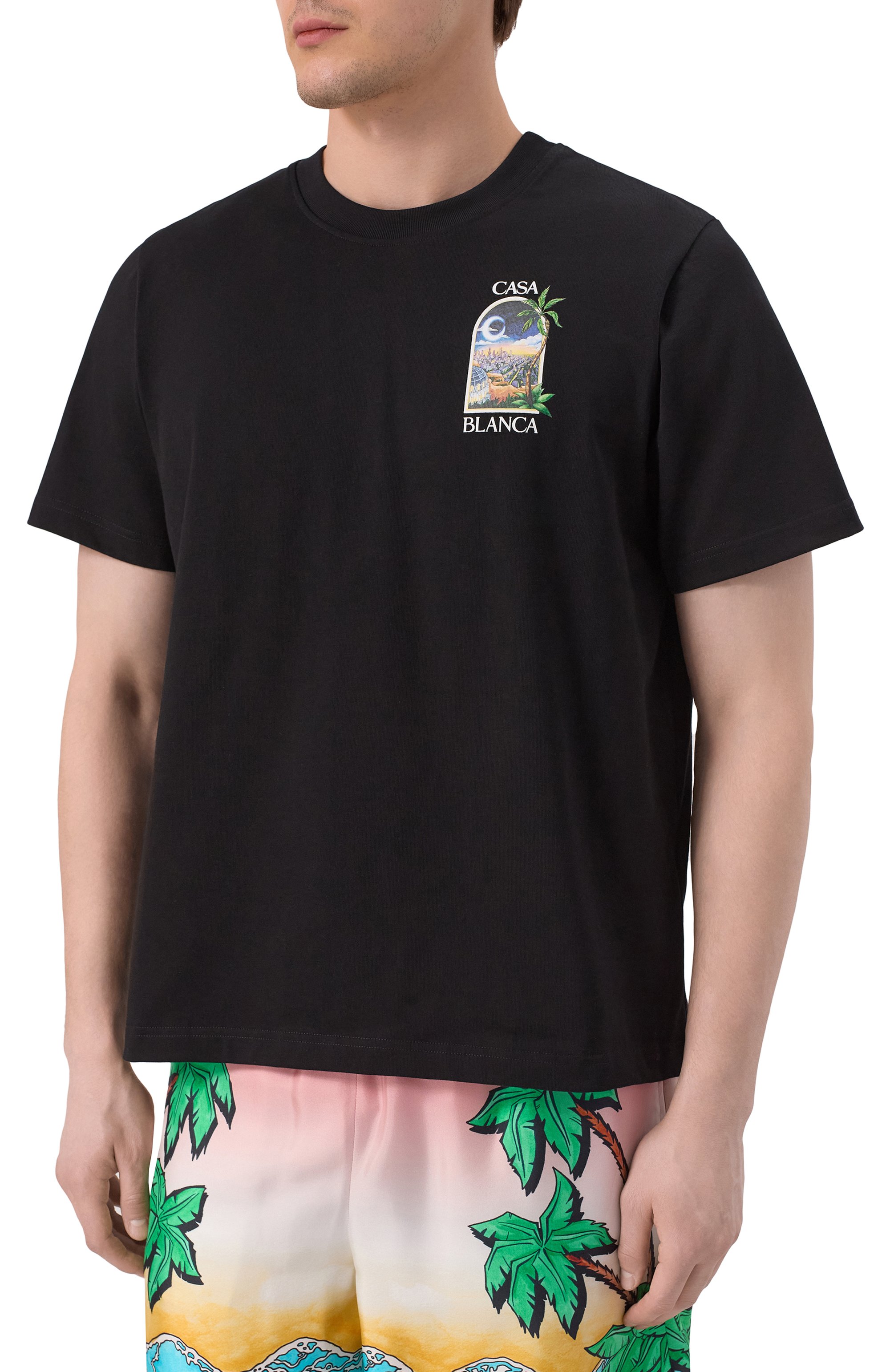 Хлопковая футболка CASABLANCA, арт. MS25JTS00111, фото 3