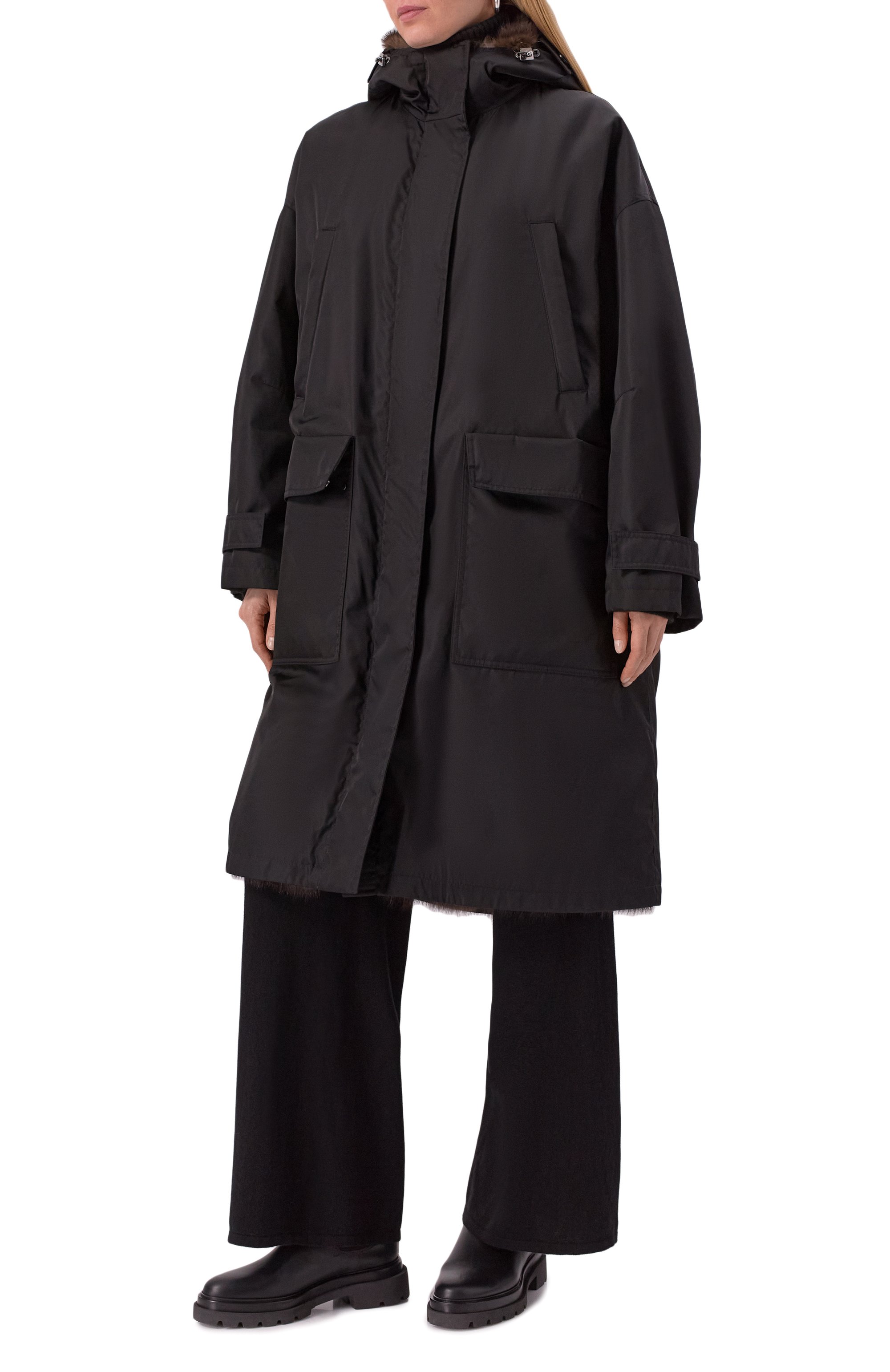 Парка с подкладкой из соболя MVST, арт. FTBPL-Y462SB/GR1651, фото 3