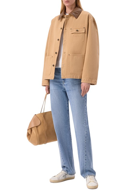 Хлопковая куртка HUGO Blue 50556865 Бежевый  50556865 Фото 2