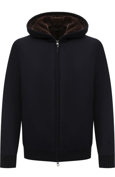 Кашемировый бомбер с ме ховой подкладкой LORO PIANA, арт. FAI3501, фото 1