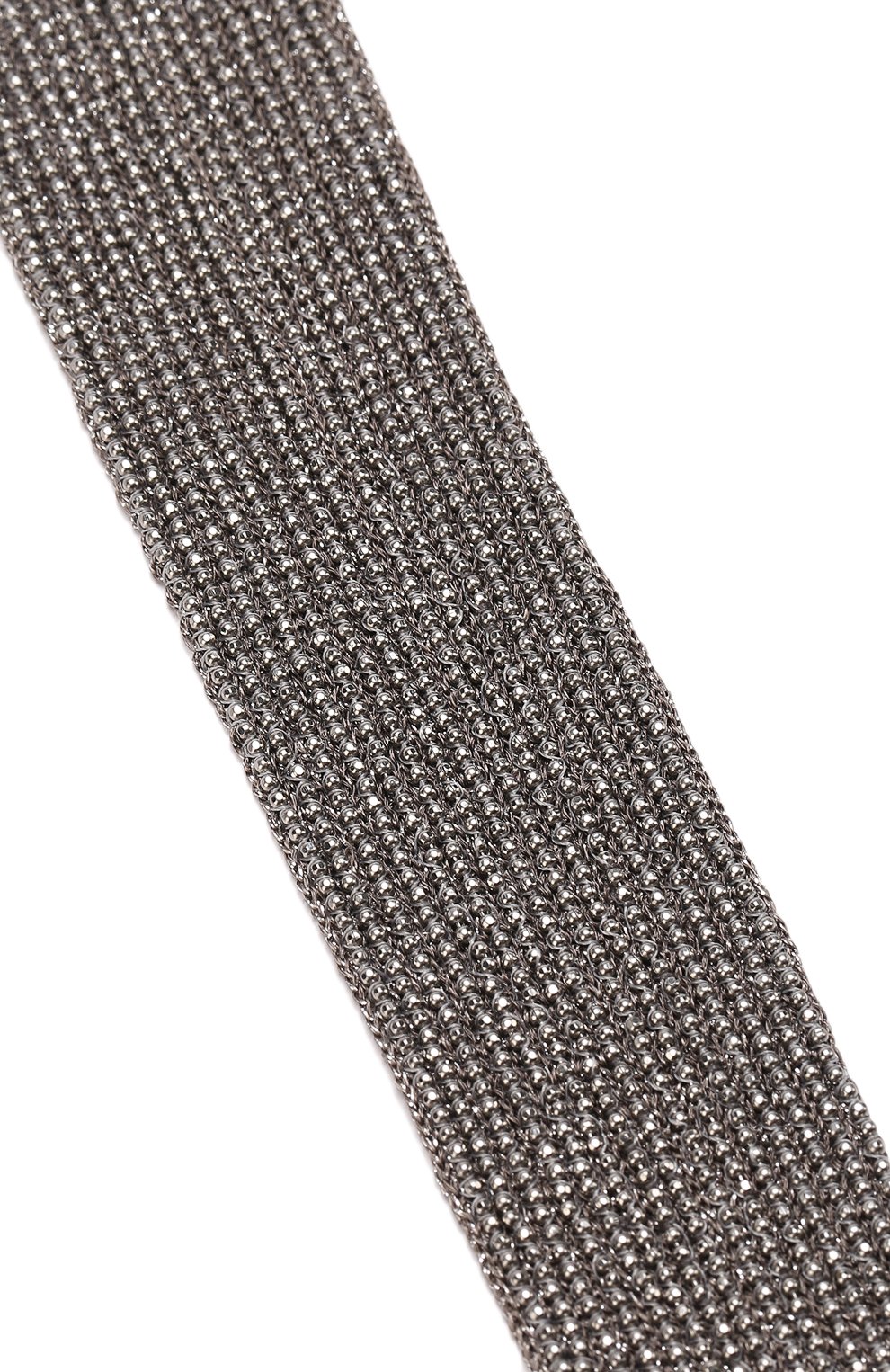 Галстук с металлизированной нитью BRUNELLO CUCINELLI, арт. M31802299, фото 2