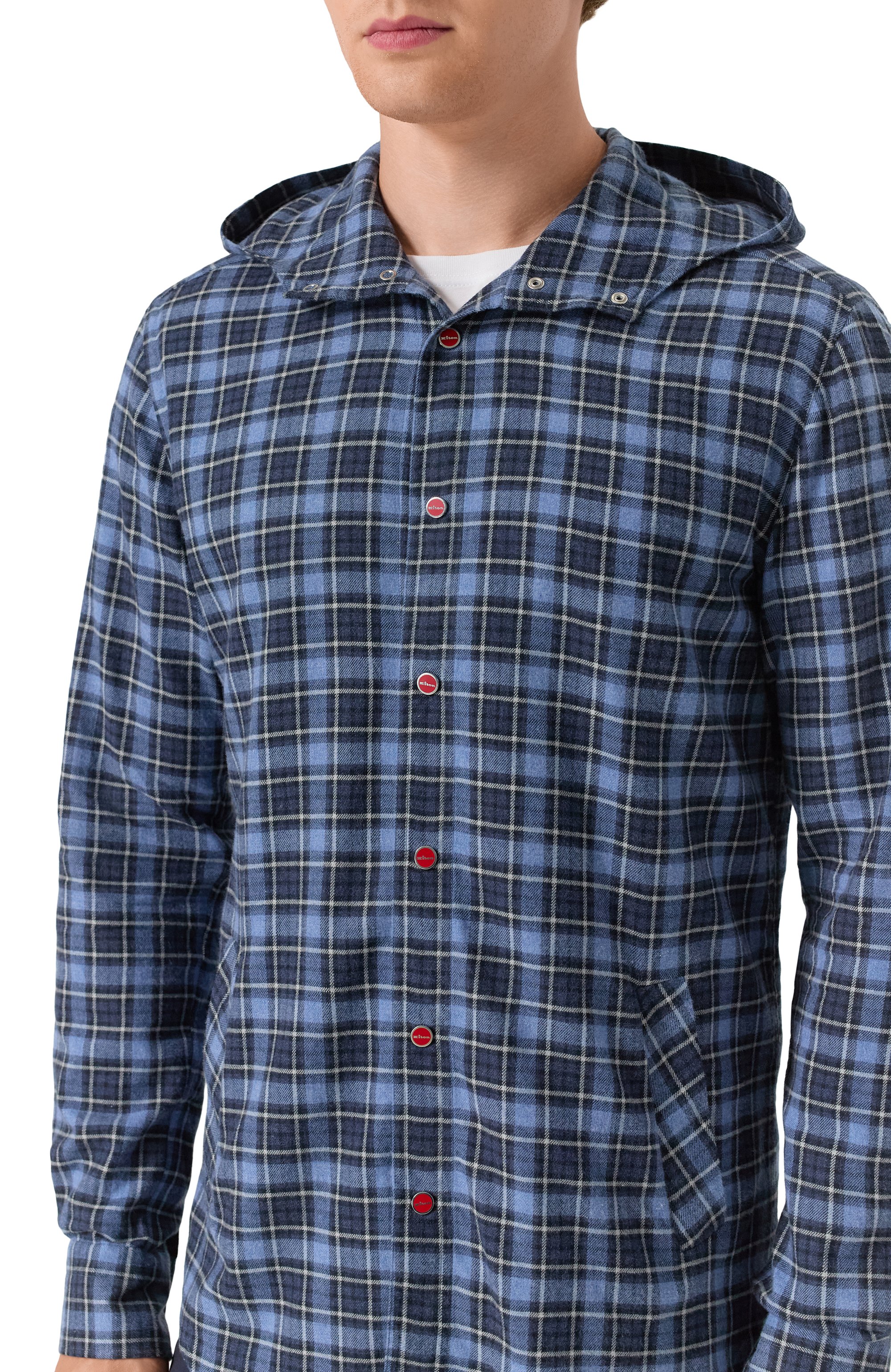 Хлопковая рубашка KITON, арт. UMCMARH0865005, фото 5