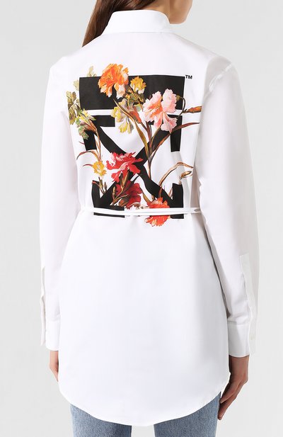 Хлопковая рубашка OFF-WHITE, арт. 0WGA054E197440660110, фото 4