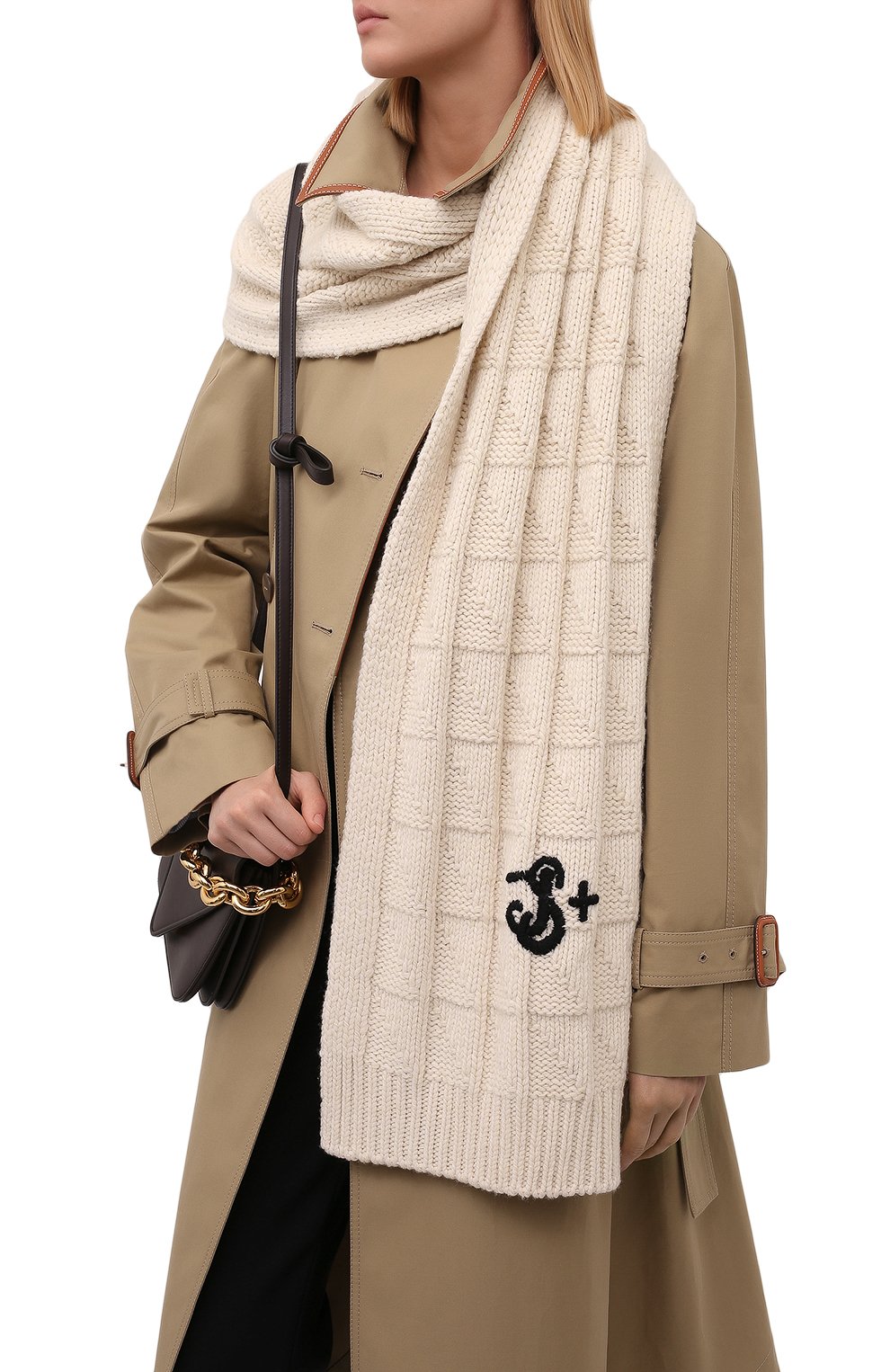 Шерстяной шарф JIL SANDER, арт. JPPT769540-WTY20118, фото 2