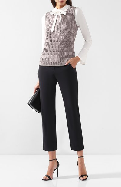 Укороченные брюки из шерсти GIORGIO ARMANI, арт. 8WHPP00E/T0084, фото 2