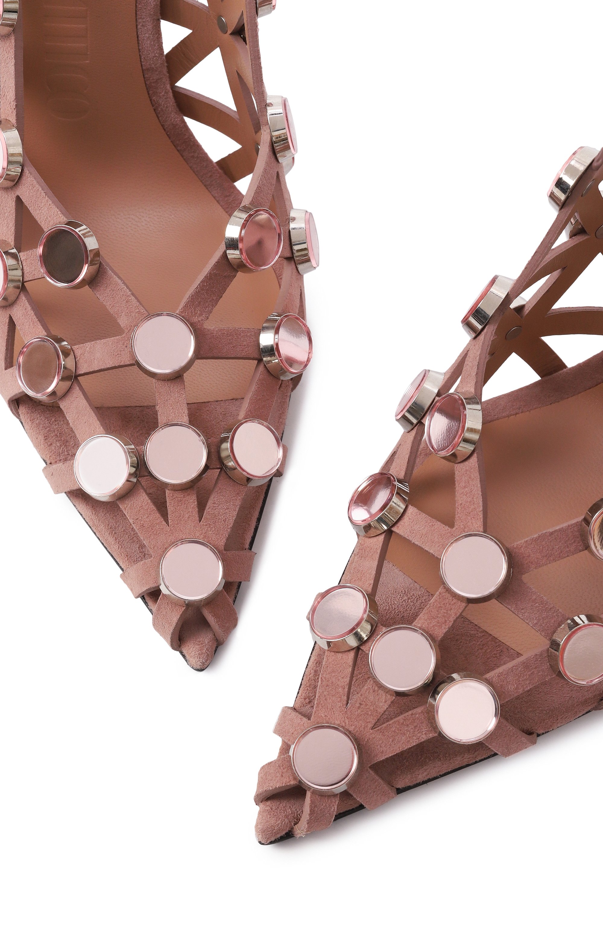 Замшевые туфли grid THE ATTICO, арт. 250WSH00743/LBT007SA, фото 7