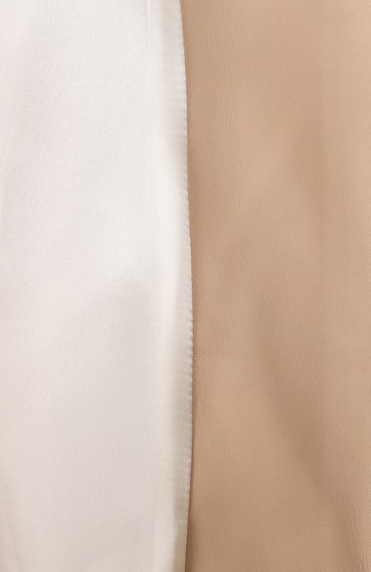 Кожаный бомбер Kiton D59674K0920F02 Бежевый  D59674K0920F02 Фото 7