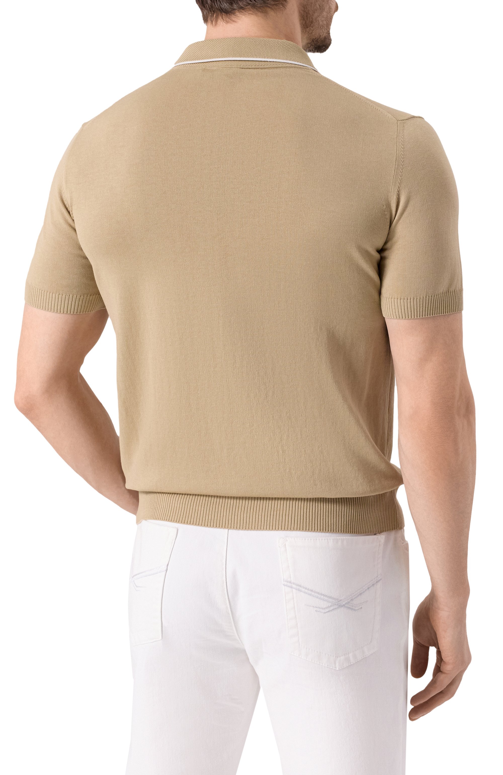 Хлопковое поло CANALI, арт. C1053/MK02261, фото 4