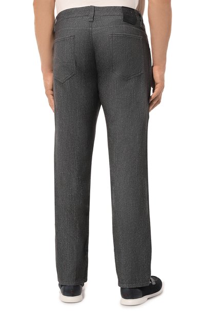 Джинсы CORTIGIANI темно-серого цвета по цене 73300 руб., арт. 1A3530, фото 4 Джинсы CORTIGIANI, арт. 1A3530, фото 4