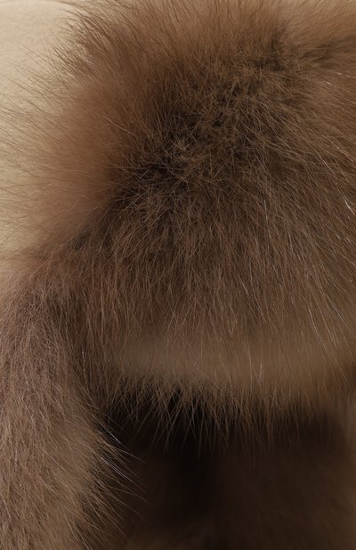 Шапка-ушанка сандра с отделкой из меха соболя FURLAND, арт. 0139612610009100028, фото 3