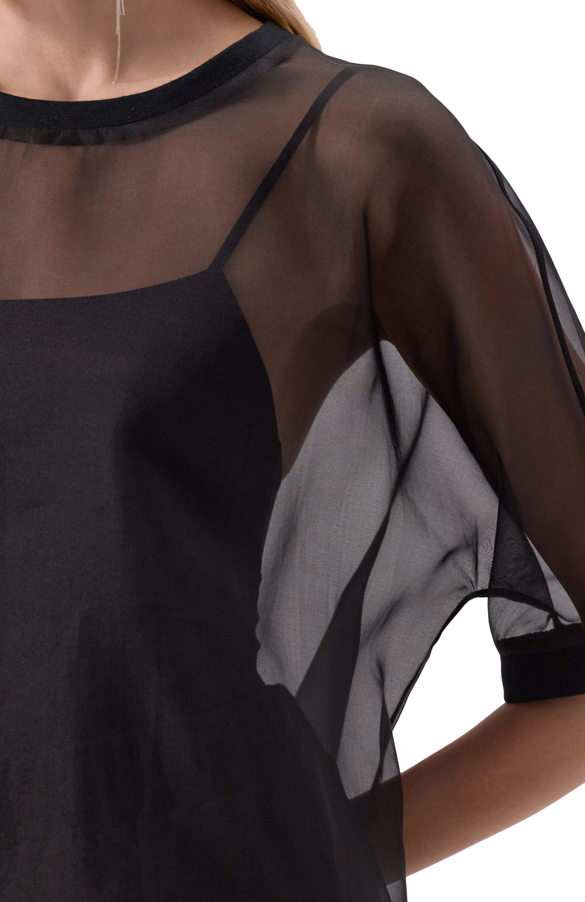 Топ из шелка и хлопка MIDGARD PARIS, арт. TS701-SK-BK, фото 5