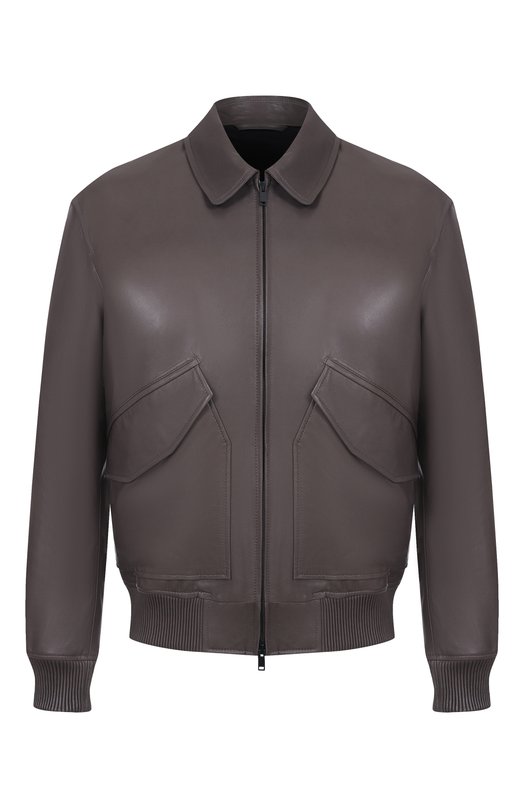 Кожаный бомбер MVST 54205/48-56 Коричневый 54205/48-56