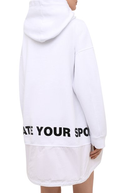 Хлопковое платье DSQUARED2 белого цвета по цене 54350 руб., арт. S75CV0393/S25042, фото 4 Хлопковое платье DSQUARED2, арт. S75CV0393/S25042, фото 4