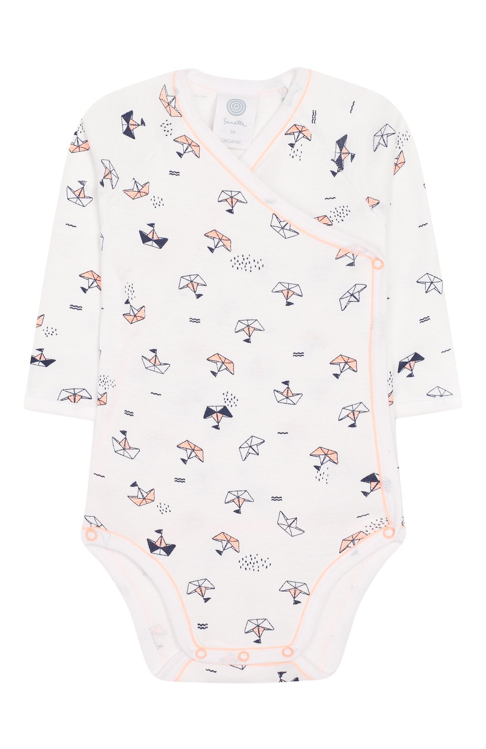 Хлопковое боди SANETTA, арт. 322859 0010, фото 1