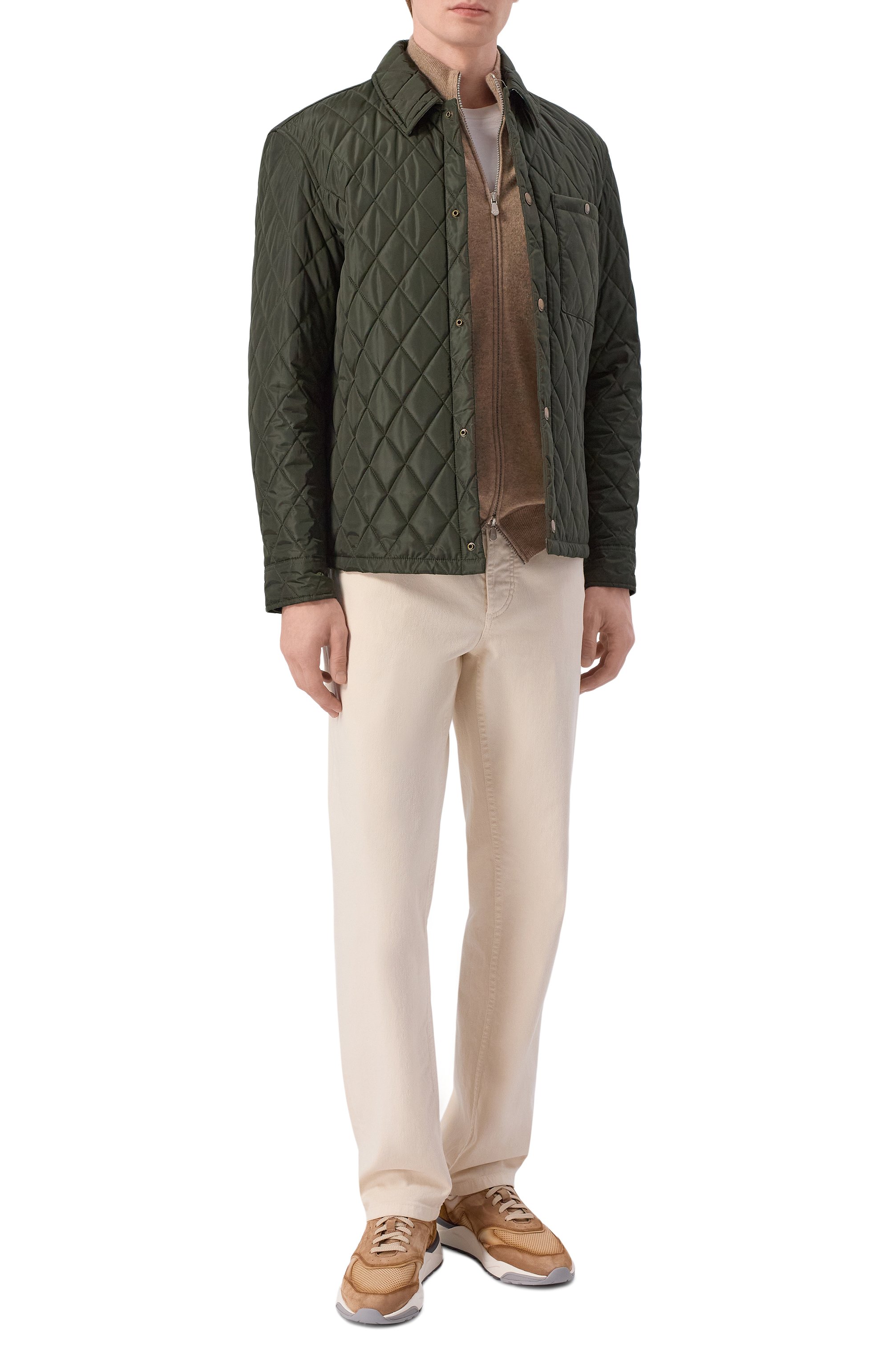 Кожаные кроссовки innova SANTONI, арт. MBIG22112BGRGMEU, фото 2