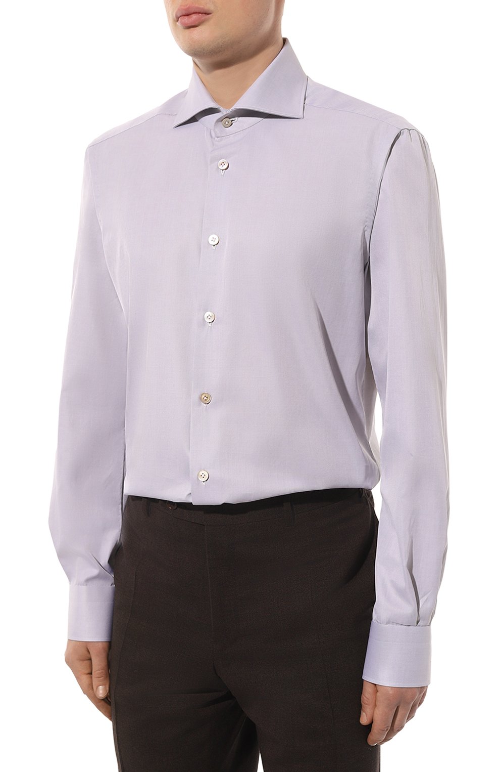 Хлопковая сорочка KITON, арт. UCCH0660706, фото 4