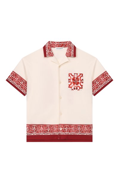 Хлопковая рубашка DOLCE & GABBANA, арт. L1JS48/II7KW