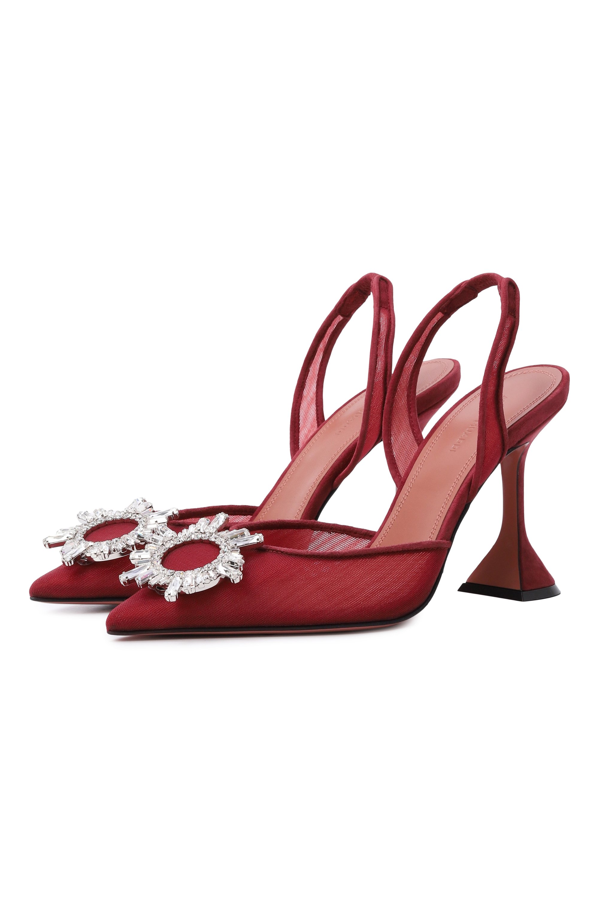 Текстильные туфли begum 95 AMINA MUADDI, арт. BEGUM MESH SLING 95MM/MESH, фото 1