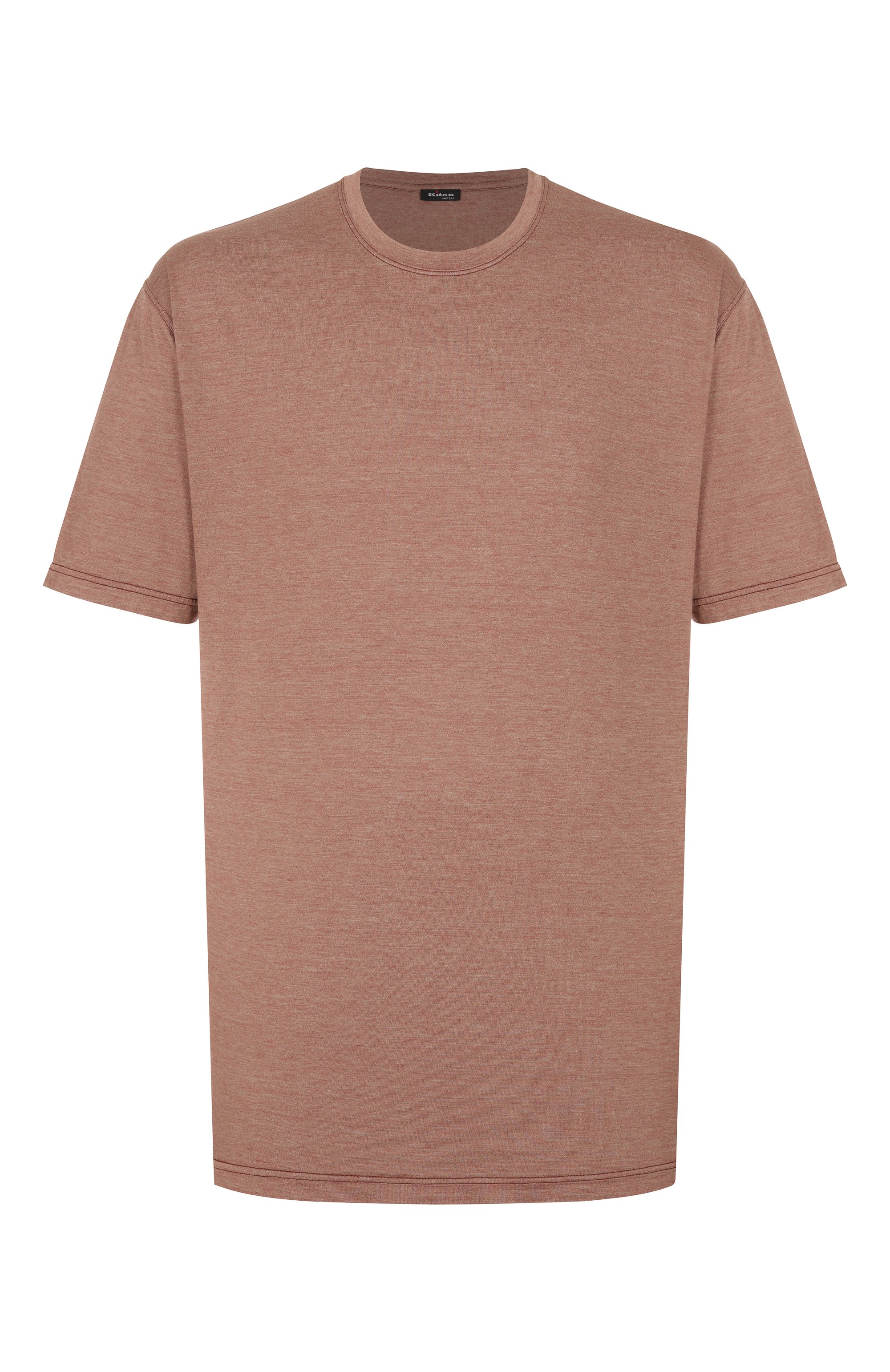 Футболка из шелка и хлопка KITON, арт. UMK063204, фото 1