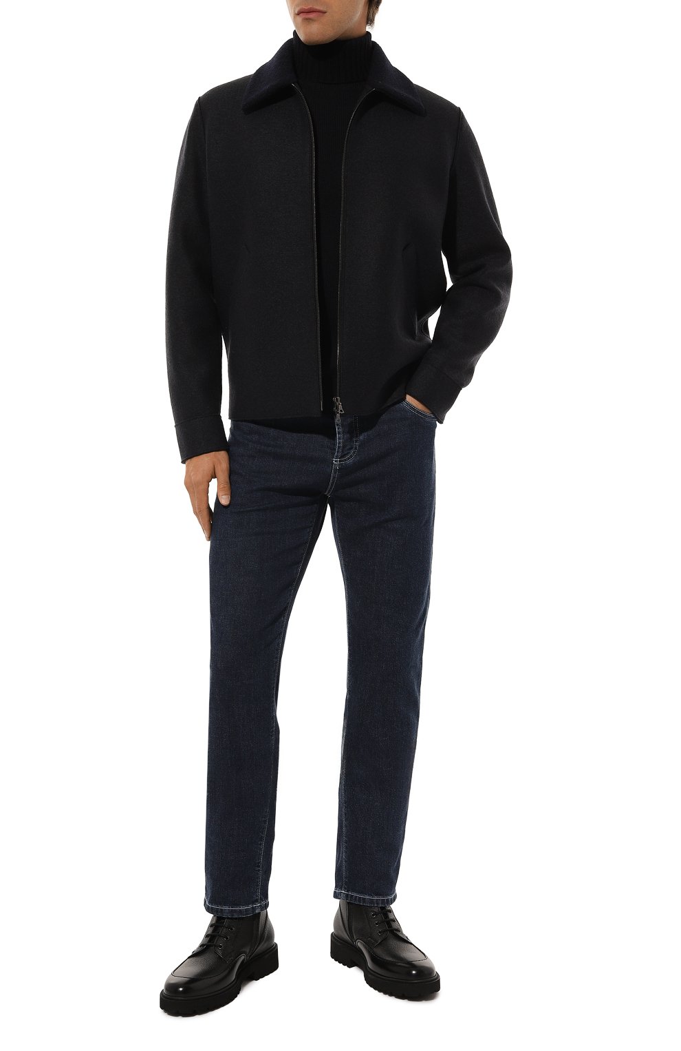 Джинсы RICHARD J. BROWN темно-синего цвета по цене 61550 руб., арт. T0KY0 RB/T27/W00C, фото 2 Джинсы RICHARD J. BROWN, арт. T0KY0 RB/T27/W00C, фото 2