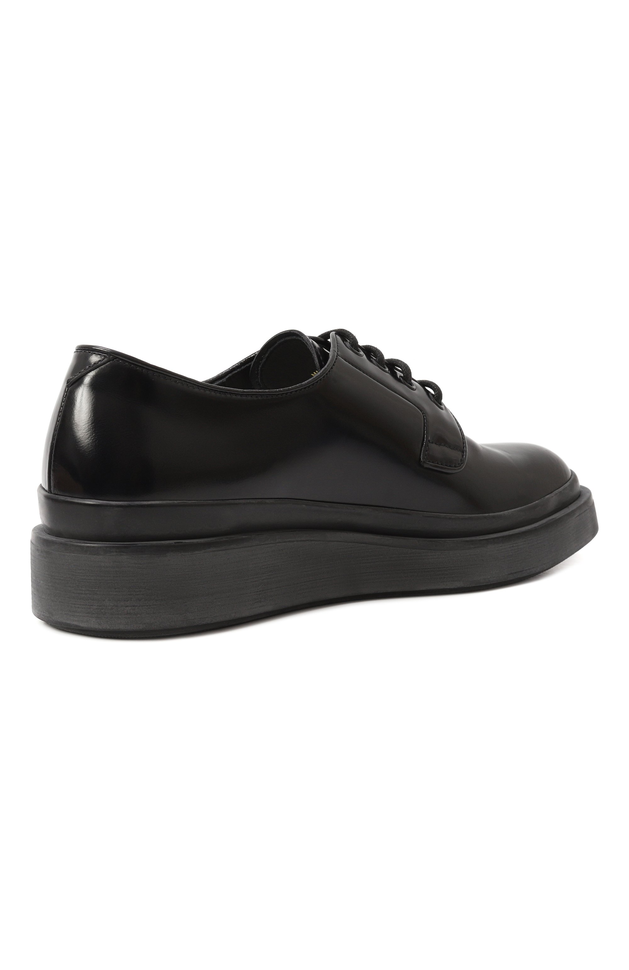 Кожаные дерби PRADA, арт. 2EE311-P39-F0002-G000, фото 5