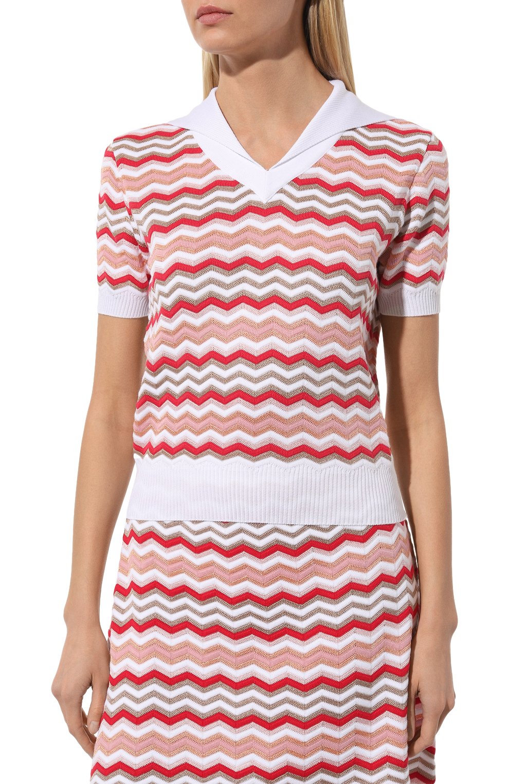 Пуловер из хлопка и вискозы MISSONI, арт. DS24SN0H/BK034F, фото 3