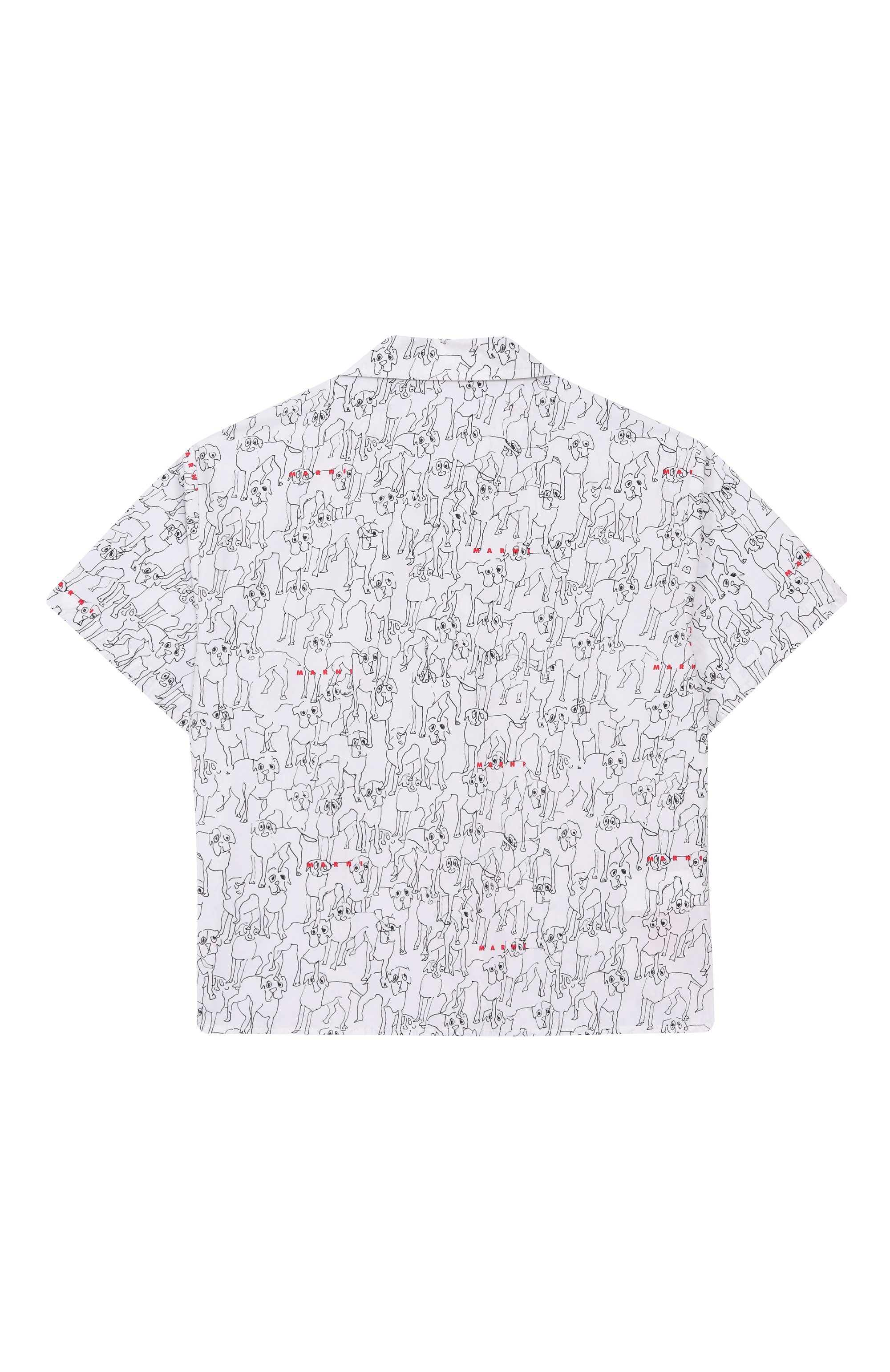 Хлопковая рубашка MARNI, арт. M01373/M00U8, фото 2