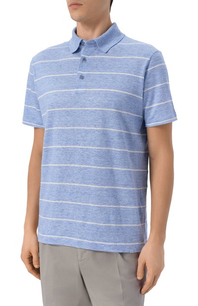 Льняное поло PAUL&SHARK, арт. 26411201, фото 3