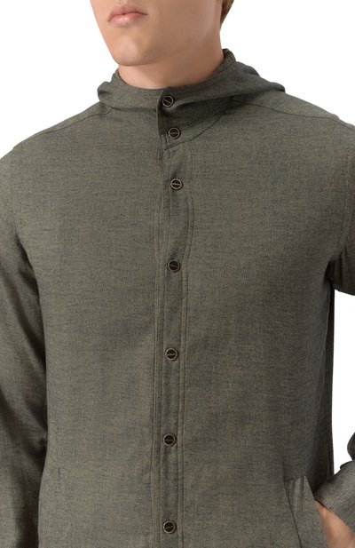 Рубашка из хлопка и лиоцелла KITON, арт. UMCMARH0944007, фото 5