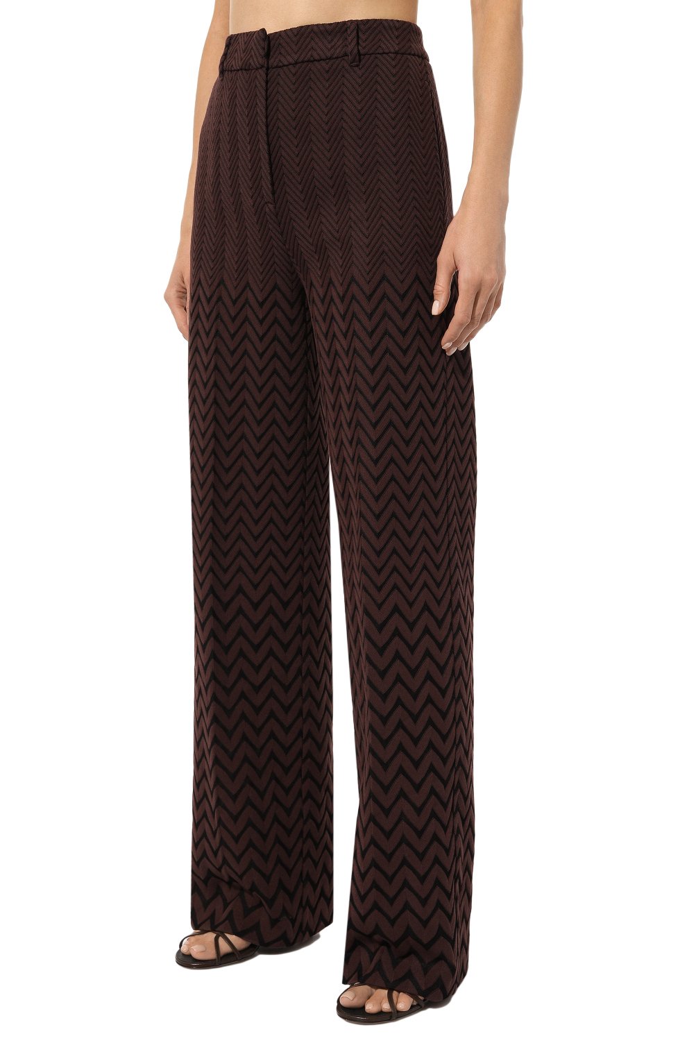 Брюки из хлопка и вискозы MISSONI, арт. DS24WI0P/BR00JE, фото 3