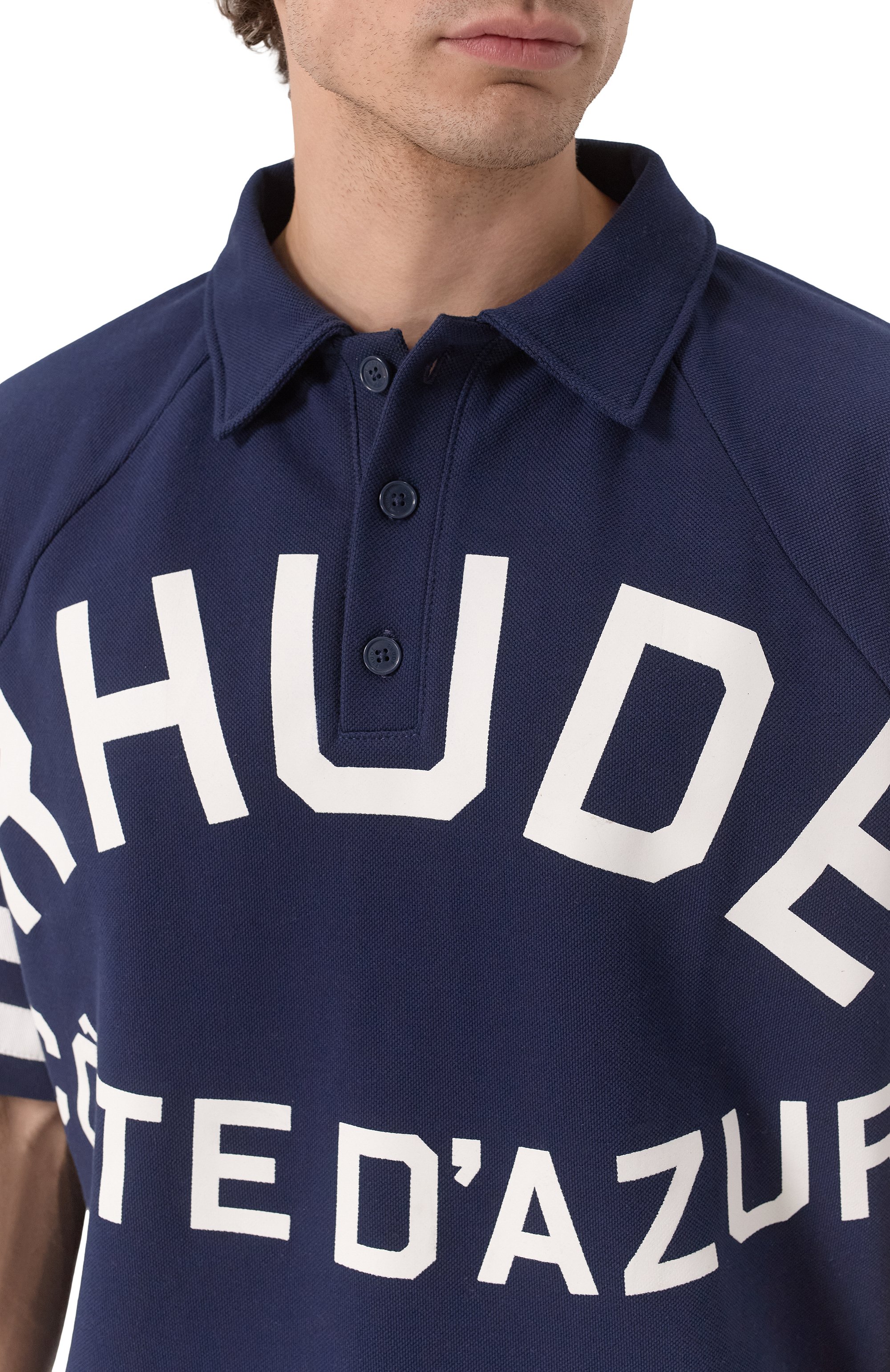 Хлопковое поло RHUDE, арт. RHPS25P002012, фото 5