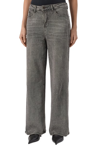 Джинсы с отделкой стразами SASHA KIM, арт. УТ-00001794, фото 3