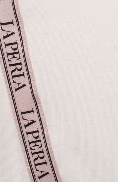 Хлопковый топ LA PERLA белого цвета по цене 6140 руб., арт. 55959/8A-14A, фото 3 Хлопковый топ LA PERLA, арт. 55959/8A-14A, фото 3