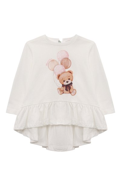 Хлопковый лонгслив MONNALISA, арт. 39B612, фото 1