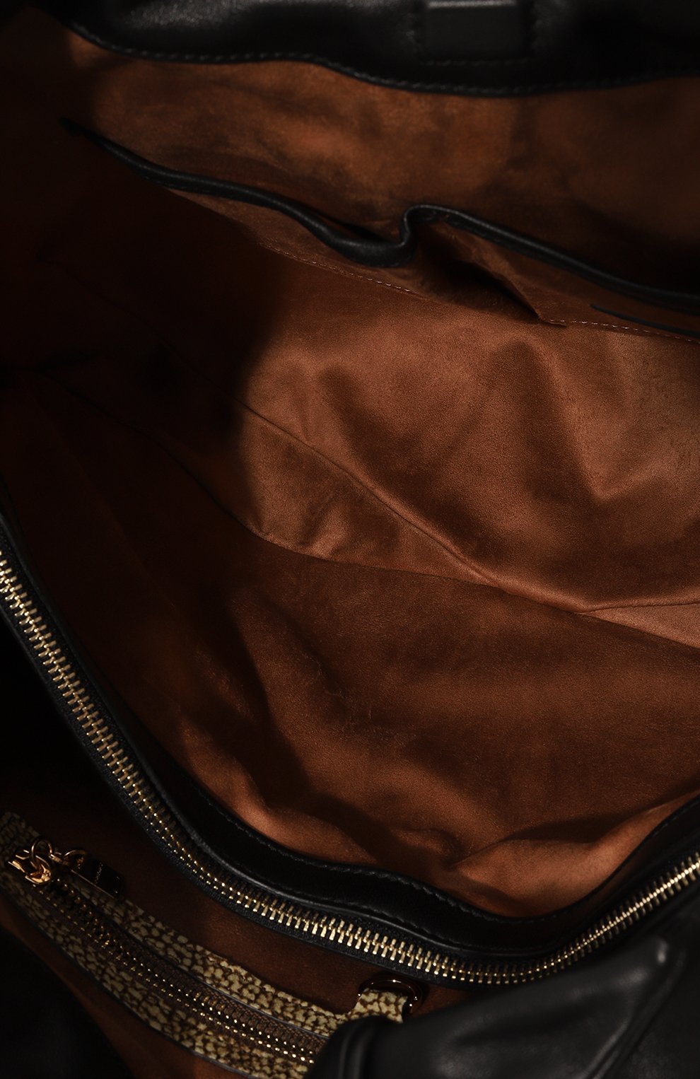 Сумка-шопер domino BORBONESE черного цвета по цене 98690 руб., арт. 924026, фото 5 Сумка-шопер domino BORBONESE, арт. 924026, фото 5