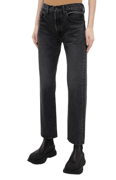 Джинсы MOUSSY темно-серого цвета по цене 34550 руб., арт. 025DAC11-1090, фото 3 Джинсы MOUSSY, арт. 025DAC11-1090, фото 3