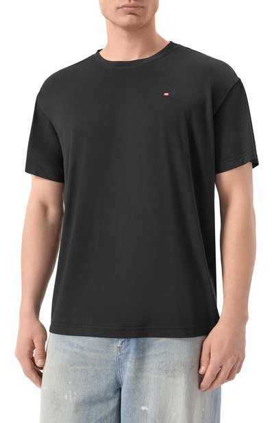 Футболка DIESEL черного цвета по цене 10550 руб., арт. A19999/0WEBV, фото 3 Футболка DIESEL, арт. A19999/0WEBV, фото 3