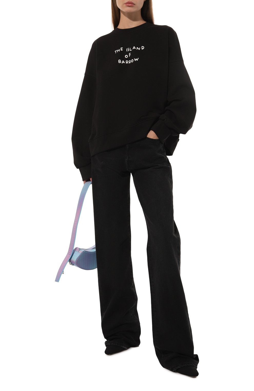 Хлопковый свитшот BARROW, арт. 034086, фото 2