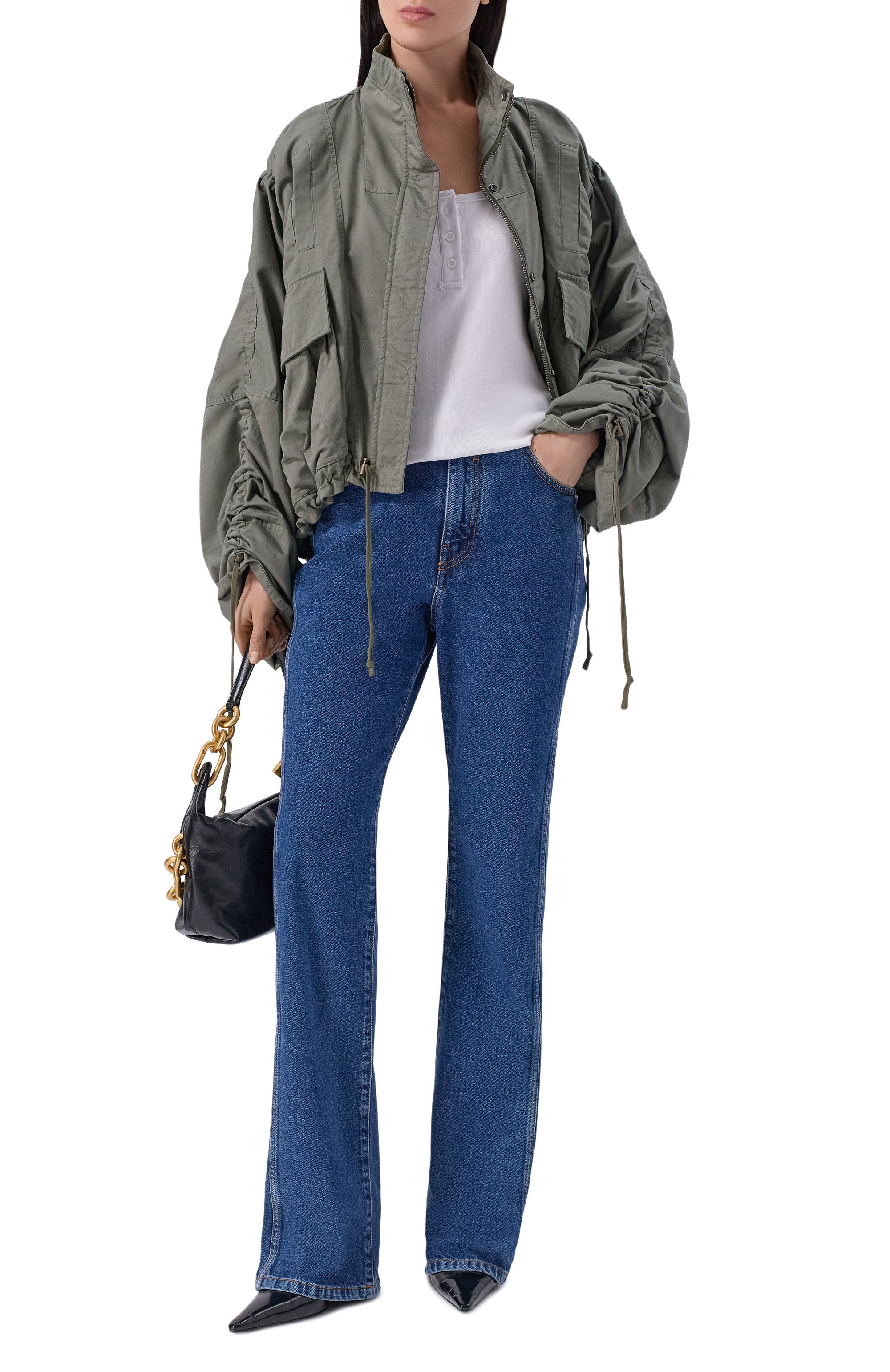Джинсы BALMAIN синего цвета по цене 104500 руб., арт. HF1MI071/DG08, фото 2 Джинсы BALMAIN, арт. HF1MI071/DG08, фото 2