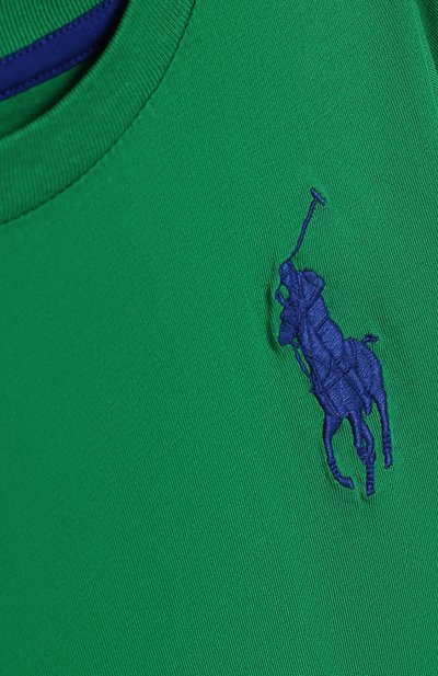 Хлопковая футболка POLO RALPH LAUREN, арт. 321703646, фото 3