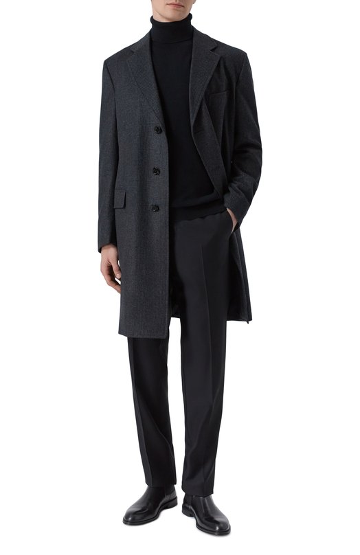 Кашемировая водолазка Kiton UMK1507K348 Чёрный  UMK1507K348 Фото 2