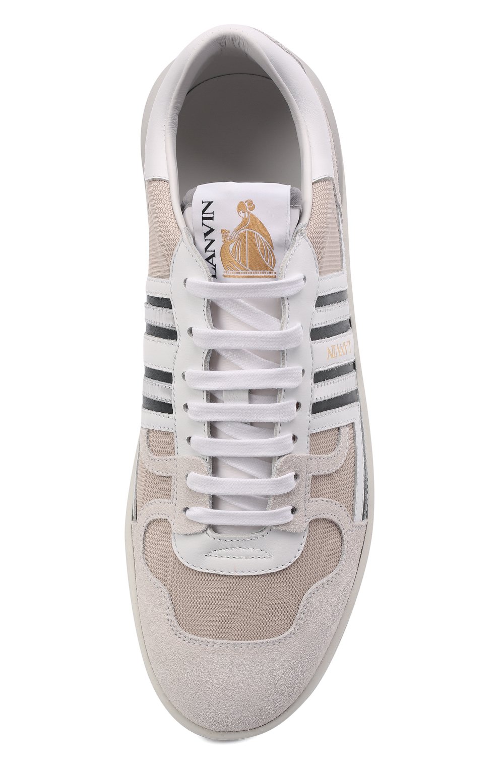 Комбинированные кеды clay LANVIN, арт. FM-SKDK00-NASP-P22, фото 6